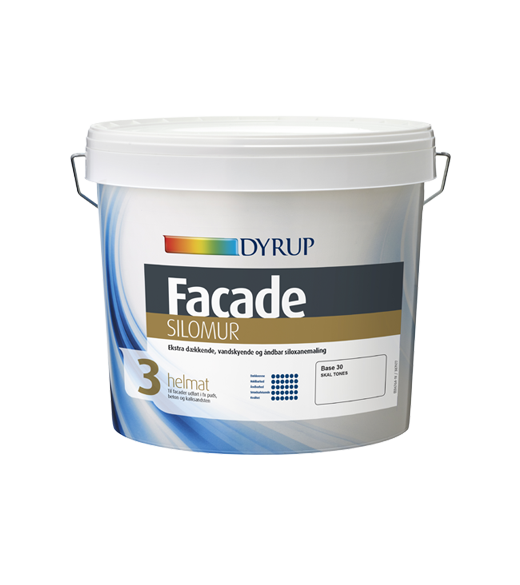 Dyrup Facade Silomur - Størrelse - 9 L, Farve - hvid thumbnail