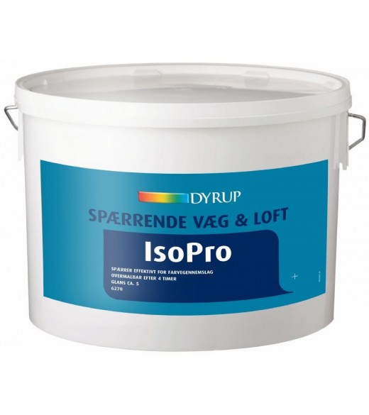 Dyrup IsoPro spærrende Loft og Væg maling - Farve - lys råhvid thumbnail