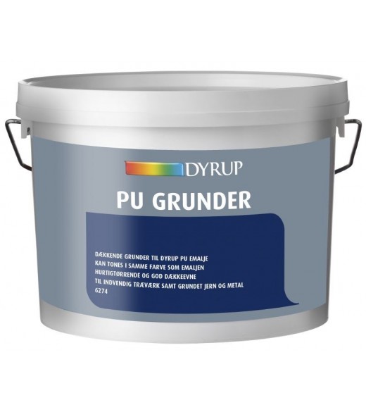 Dyrup PU Grunder - Størrelse - 2,5 L, Farve - hvid thumbnail