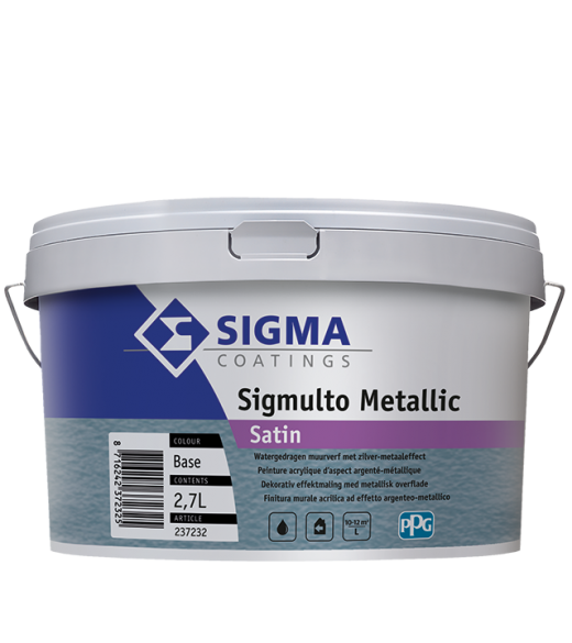 Sigma Sigmulto Metallic Satin 2,5ltr - Farve - tonebar thumbnail