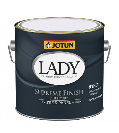 Jotun Lady Supreme Finish tonebar 0,68 L HALVBLANK 40 thumbnail