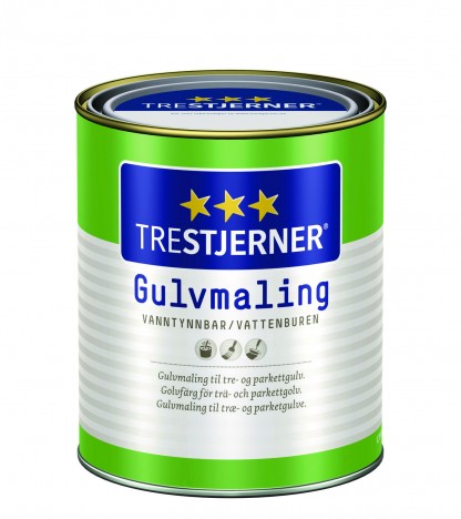 TRESTJERNER Gulvmaling tonebar Blank 0,68 L