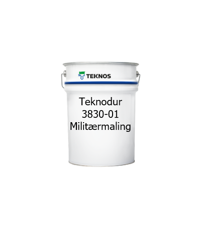 Teknos Teknodur 3830 SK80 Incl. Hærder sort SÆT 4,9 L SK80 SORT - Autolak & Industrilak - BN Farver