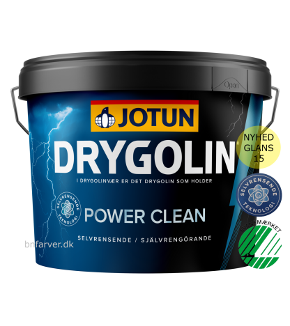 Se Jotun Drygolin Power Clean hvid 2,7 L hos BNFarver.dk
