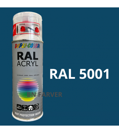 Se Dupli Color RAL 5001 hos BNFarver.dk