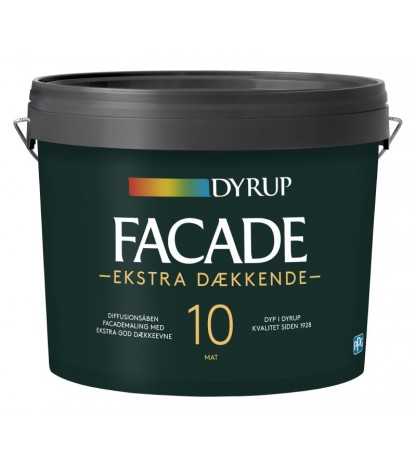 Dyrup Facade Ekstra Dækkende 10 Hvid 4,5 L